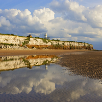 Buy canvas prints of Old Hunstanton Reflection by Adrian Searle