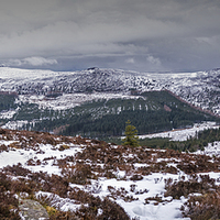 Buy canvas prints of Bennachie Panorama by Mike Stephen