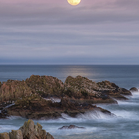 Buy canvas prints of Moonrise by Mike Stephen