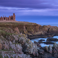 Buy canvas prints of Slains Castle by Mike Stephen