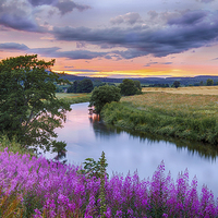 Buy canvas prints of Sunset over the River Don by Mike Stephen