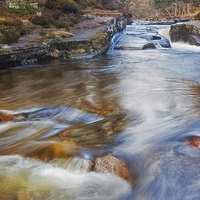 Buy canvas prints of Linn of Quoich by Mike Stephen