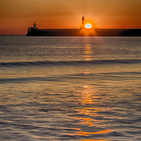 Buy canvas prints of Aberdeen Sunrise by Mike Stephen