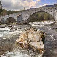 Buy canvas prints of The Old Bridge of Dee by Mike Stephen