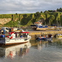 Buy canvas prints of Stonehaven Harbour by Mike Stephen