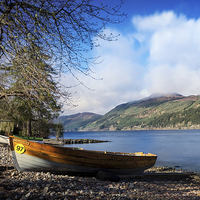 Buy canvas prints of  Loch Ness Shoreline by Mike Stephen