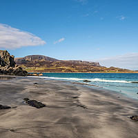 Buy canvas prints of Staffin Bay by Mike Stephen