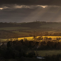 Buy canvas prints of God Rays by Mike Stephen