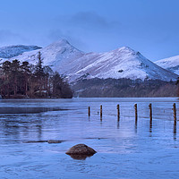 Buy canvas prints of Pre-Dawn, Derwentwater by Mike Stephen