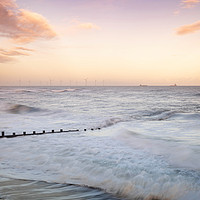Buy canvas prints of Late Afternoon, Aberdeen Beach by Mike Stephen