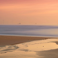 Buy canvas prints of Sunrise, Aberdeen Beach by Mike Stephen
