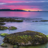 Buy canvas prints of Sunrise over Torquay. by Tracey Yeo