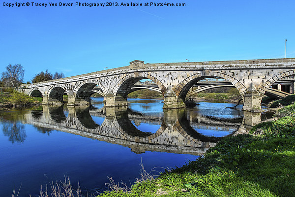 River Severn Bridge At Atcham Picture Board by Tracey Yeo