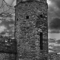 Buy canvas prints of East Wall Tower by Tracey Yeo