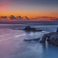 Buy canvas prints of  Lands End Sunset by Tracey Yeo