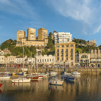 Buy canvas prints of  Torquay Harbourside. by Tracey Yeo