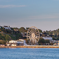 Buy canvas prints of Torquay Promenade. by Tracey Yeo