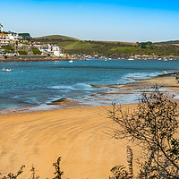 Buy canvas prints of Salcombe Estuary From Mill Bay.  by Tracey Yeo