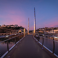 Buy canvas prints of Torquay Harbour Sunset  by Tracey Yeo