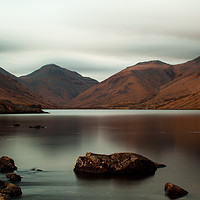 Buy canvas prints of Wastwater Lake Sunset by Robert Dickinson