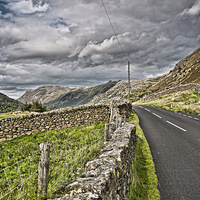 Buy canvas prints of Cumbrian mountain road by Brian Fry