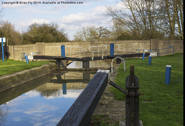 Ulting Wick lock Essex Picture Board by Brian Fry