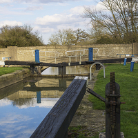 Buy canvas prints of Ulting Wick lock Essex by Brian Fry