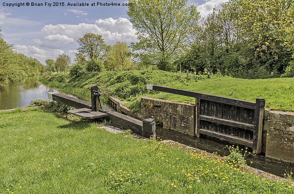  Old lock gates Picture Board by Brian Fry