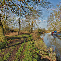 Buy canvas prints of The Tow Path by Brian Fry