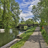 Buy canvas prints of Towpath by Brian Fry