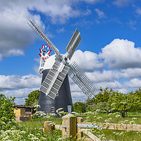 Buy canvas prints of Thelnetham Tower mill by Brian Fry