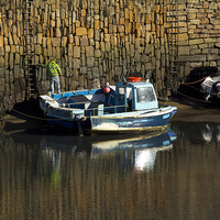 Buy canvas prints of  Crail Harbour, Fife by Kenneth le Grice