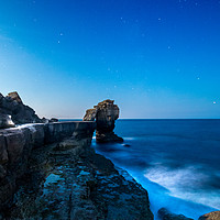 Buy canvas prints of Pulpit Rock At Night by Kevin Browne