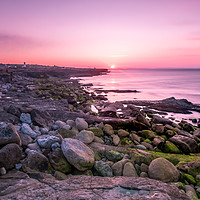 Buy canvas prints of Sunrise over Portland, Dorset by Kevin Browne