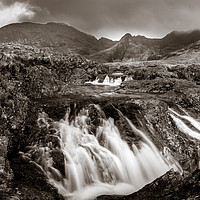 Buy canvas prints of Moody Fairy Pools  by Kevin Browne