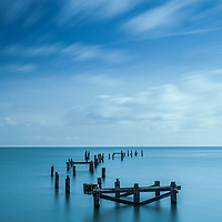 Buy canvas prints of Swanage Old Pier by Kevin Browne