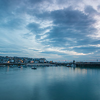 Buy canvas prints of St Ives Harbour At Dawn by Kevin Browne