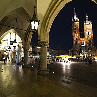 Buy canvas prints of Krakow, Main Square by Lauren Bywater