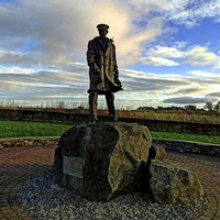 Buy canvas prints of David Stirling the founder of the SAS by jim huntsman