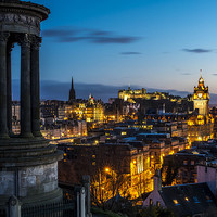 Buy canvas prints of Calton Hill View. by Kevin Ainslie