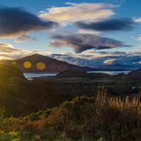 Buy canvas prints of Loch Alsh sunset by Kevin Ainslie