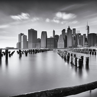 Buy canvas prints of Smooth Manhattan by Kevin Ainslie