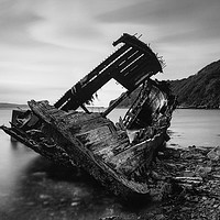 Buy canvas prints of Diabaig Wreck  by Kevin Ainslie