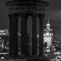 Buy canvas prints of Edinburgh Night view by Kevin Ainslie