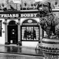 Buy canvas prints of Greyfriars Bobby by Kevin Ainslie