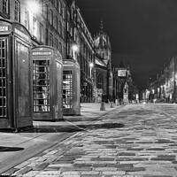 Buy canvas prints of Looking up the royal mile by Kevin Ainslie
