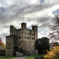 Buy canvas prints of Rochester Castle, Kent by Leonard Lawday