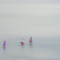 Buy canvas prints of Boats in the Bay by Lee Bailey