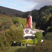 Buy canvas prints of Laxey Wheel by Ralph Jackson