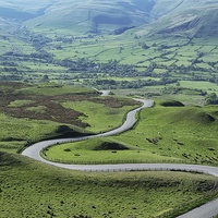 Buy canvas prints of  The long winding road by Gerald Robinson